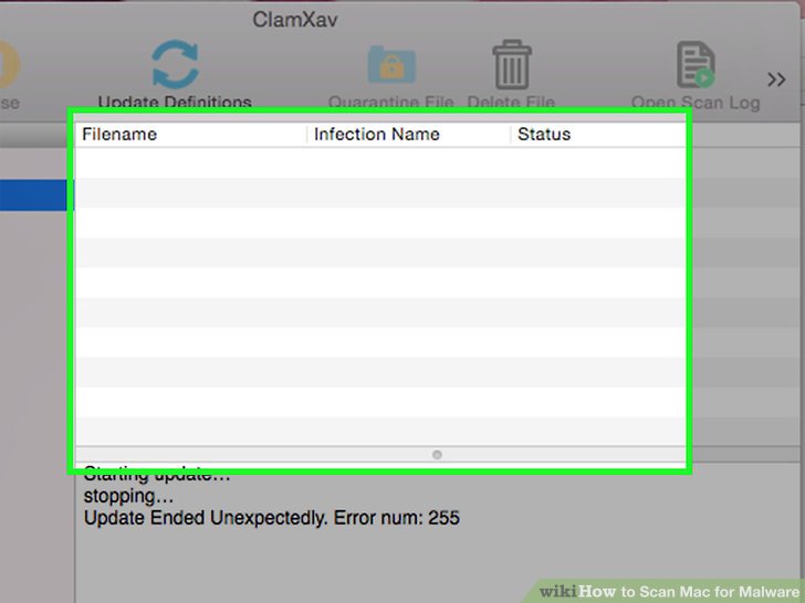 how to scan a file for viruses on mac
